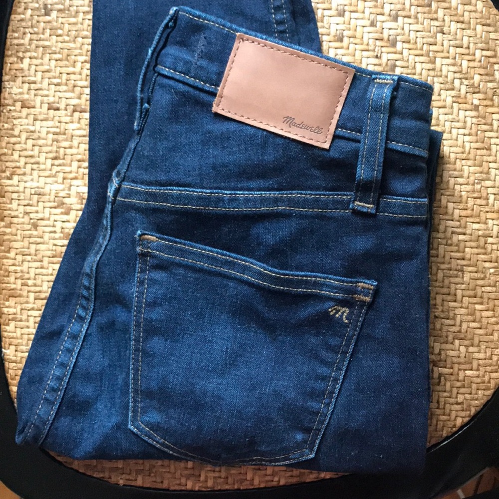 10” High Rise Skinny Madewell Jeans
